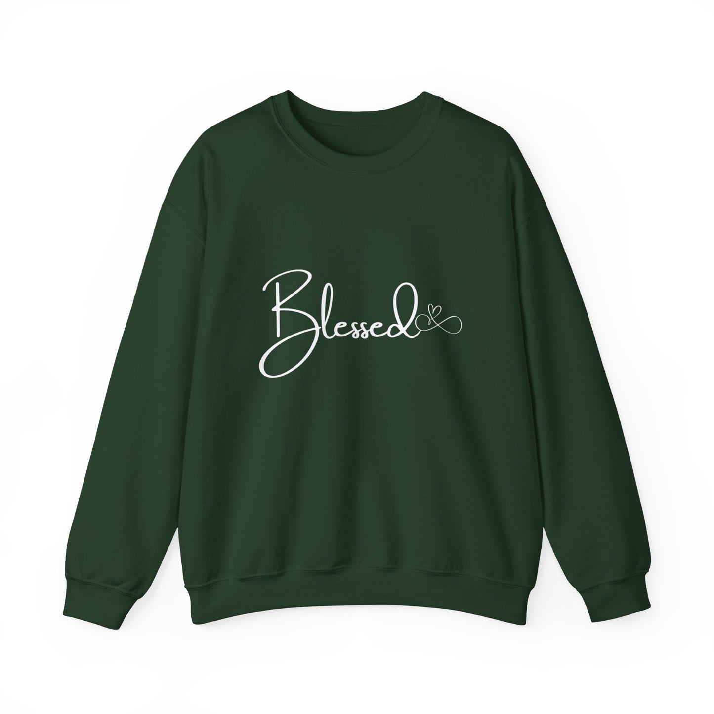 Blessed Crewneck Sweatshirt (Unisex Heavy Blend) Cozy Cotton-Polyester Pullover for All Seasons