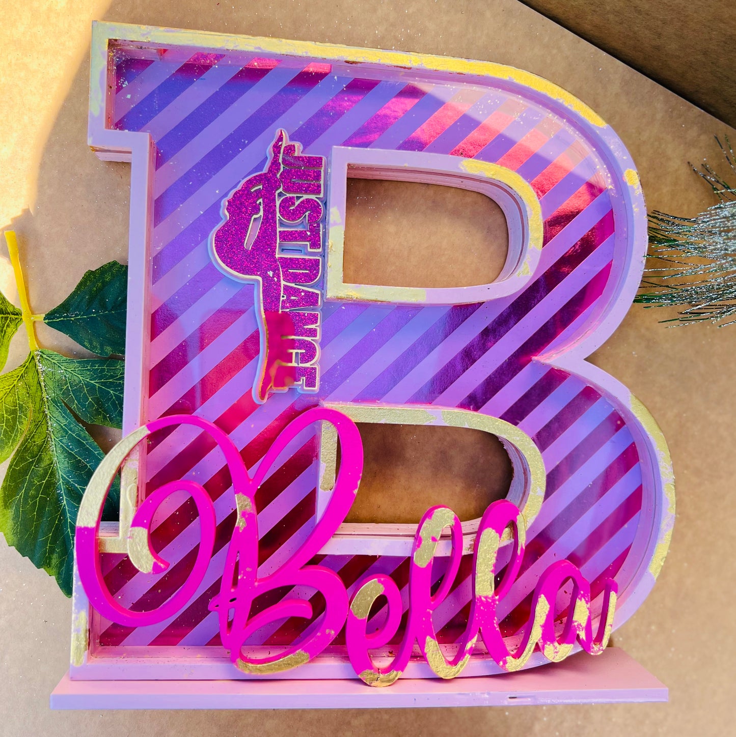 Luxury Personalized Wooden Name Piggy Bank