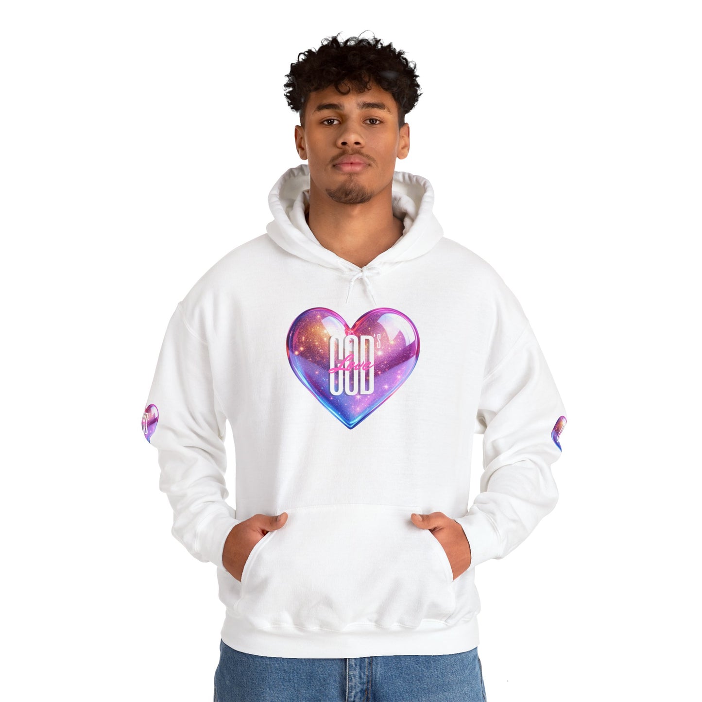 God’s Love Hoodie - Cozy Unisex Sweatshirt with Inspirational Design