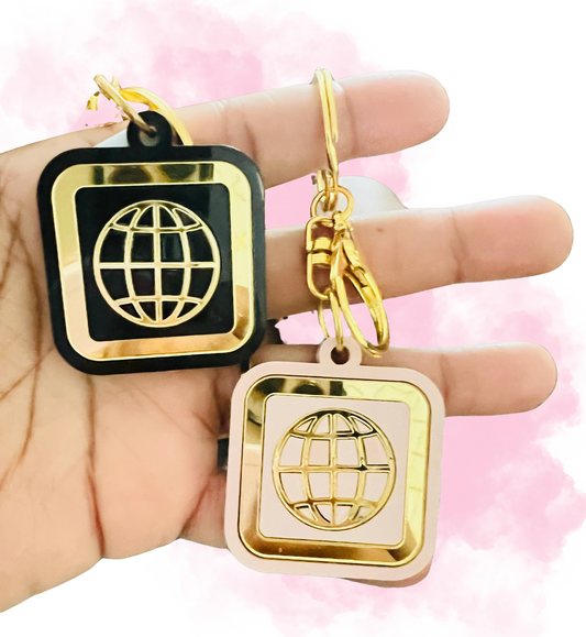 Smart NFC keychain with logo customization for professionals
